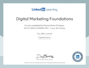 Digital Marketing Foundations Certificate - RMST